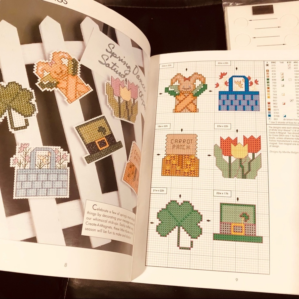 Something for every Season, 56 Counted Cross Stitch Patterns & Thread Organizer - Picture 3 of 10
